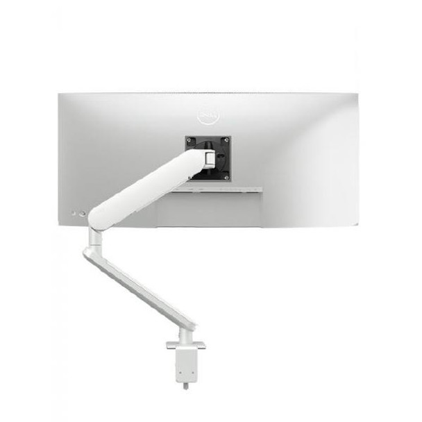 Atdec Ora High-Performance Monitor Arm F-Clamp - Up to 34&quot; screens flat or curved 2-8kg, White