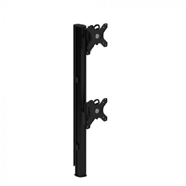Atdec AWMS-2-LTH75 - Dual Monitor Mount, Curved Monitors, Heavy &amp; Large Displays, All-In-One PCs, Vesa 75 x 75, 100 x 100, Weight up to 14KG - Bolt