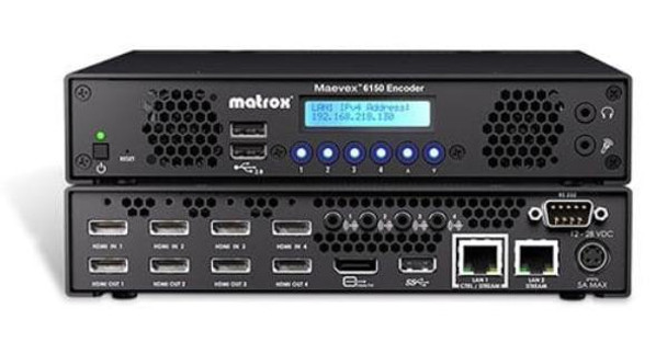 *Ex-Demo Unit* Matrox Maevex 6150 Quad 4K AV-over-IP Encoder