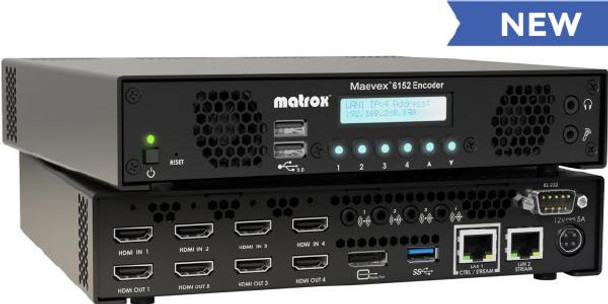 Matrox Maevex E6152-4 Quad 4K Encoder