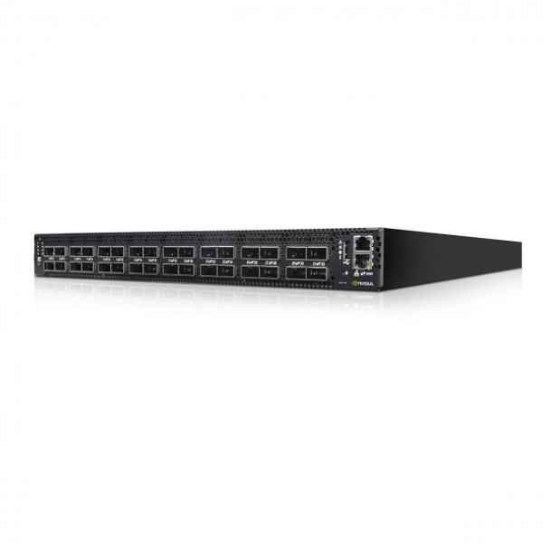 NVIDIA Spectrum SN4700, 32-Port Ethernet Switch - ONIE with 32 QSFPDD Ports, CPU, C2P Airflow