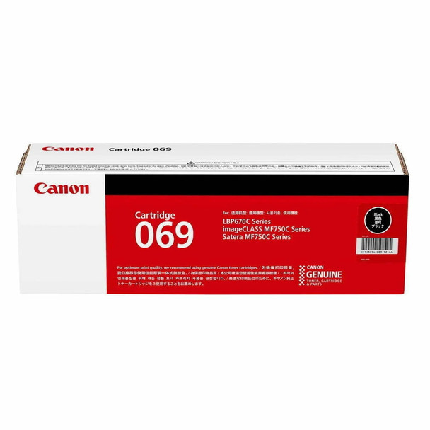 Canon CART069B Black Toner Cartridge Genuine for LBP674CX/MF756CX