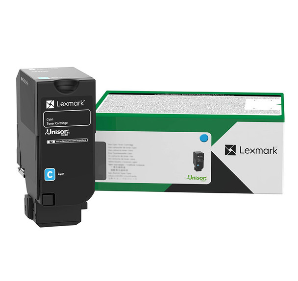 Lexmark 71C1HC0 High Yield Cyan Toner Cartridge Genuine for CS730 CX730