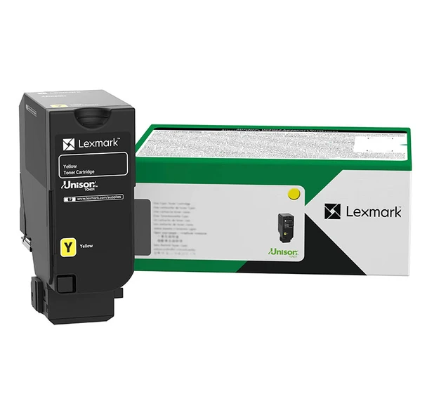 Lexmark 71C1HY0 High Yield Yellow Toner Cartridge Genuine for CS730 CX730