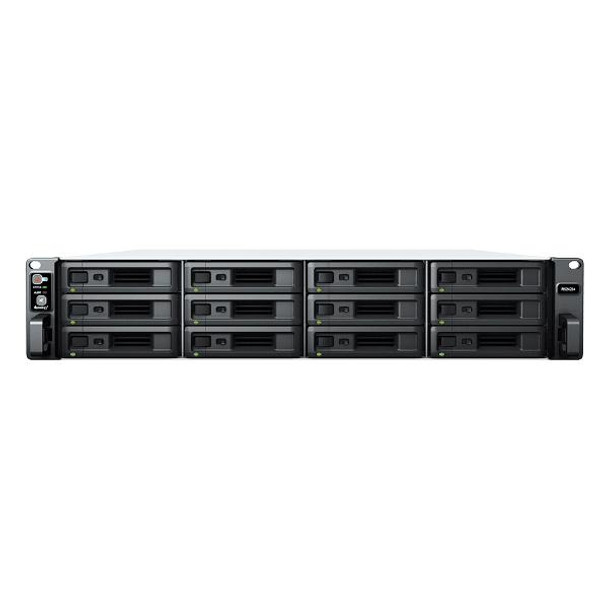 Synology RackStation RS2423+ 12-Bay 3.5&quot; Diskless 2xGbE NAS+ 1 x 10GbE (RJ45) (2U Rack) (SMB), AMD RyzenTM, 8GB RAM. Ask for a Solutions Project Quote