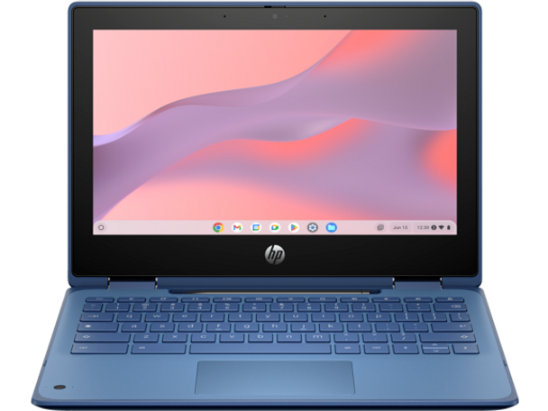 HP Chromebook x360 11 G5, 11.6" HD TOUCH, Intel N100, 4GB, 32GB eMMC, No Pen, Chrome64, Cosmic Blue, 1YR RTB WTY