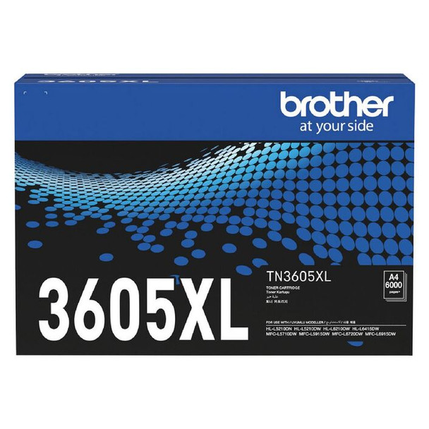 Brother TN-3605XL High Yield Toner Cartridge - 6K