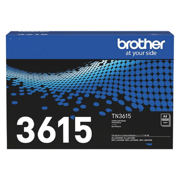 Brother TN-3615 Ultra High Yield Toner Cartridge - 18K