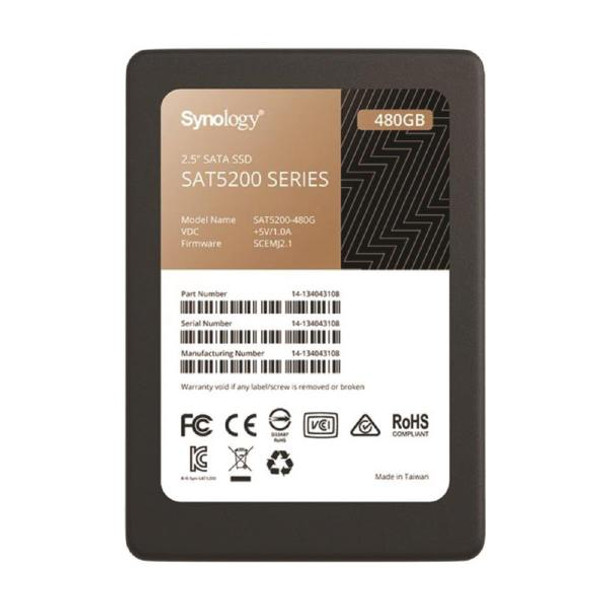 Synology SAT5220 2.5&quot; SATA SSD -5 Year limited Warranty - 480GB Check Compatible models