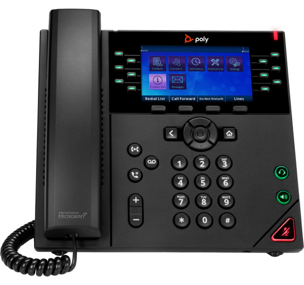 Poly OBi VVX 450 12-Line Business Desktop IP Phone & PoE-enabled (89B60AA)