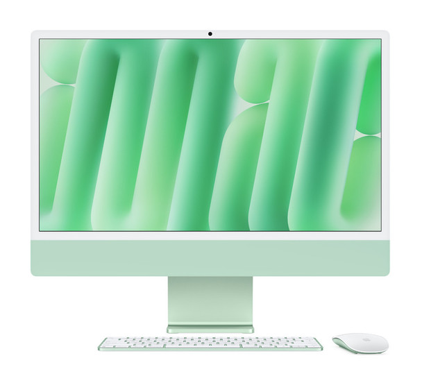 Apple iMac 24" M4 (8-Core CPU/8-Core GPU) 16GB 256GB SSD - Green, Magic Mouse, Magic Keyboard