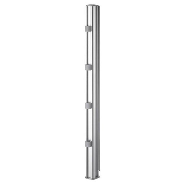 Atdec 750mm Tall Post With Guide Marks Silver