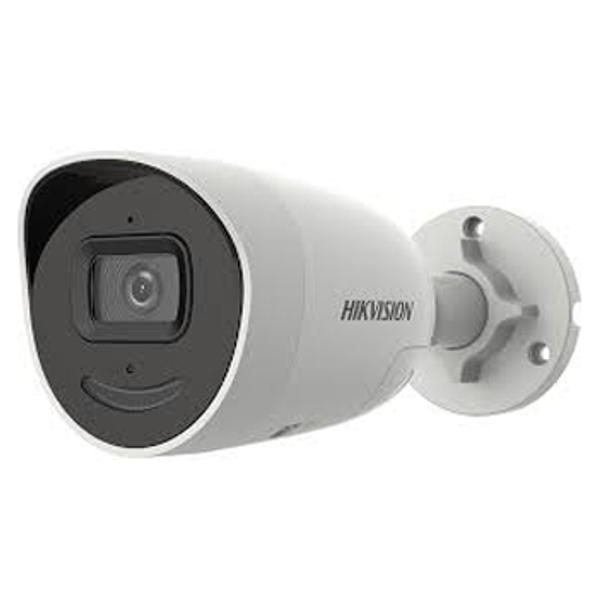 HIKVISION 6MP Acusense Fixed Bullet, IP67, EXIR, up to 40m, Built-in Mic, strobe light, 4mm (2066)