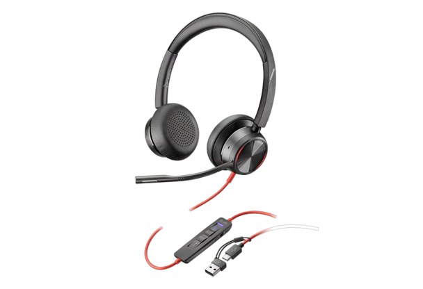 HP POLY BLACKWIRE 8225 MS ANC USB-C STEREO BUSINESS HEADSET