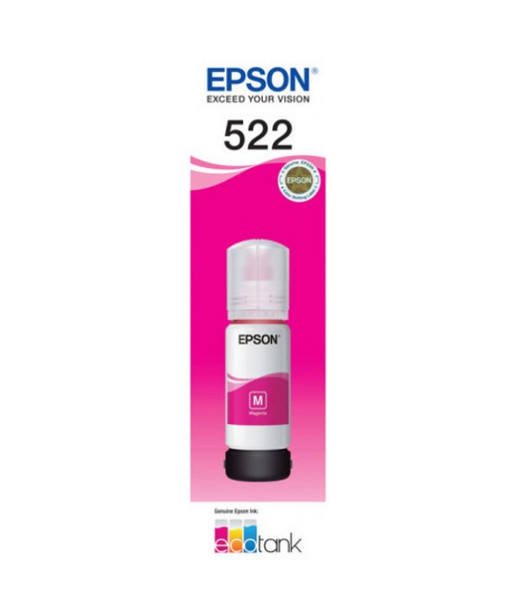 EPSON T522 MAGENTA INK BOTTLE FOR ECOTANK ET-2810,ET-1810,ET-4810