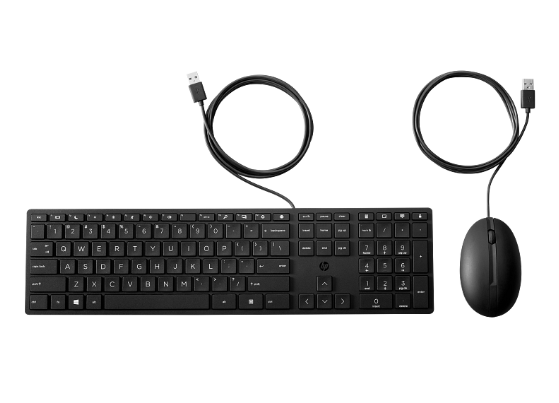 HP 320MK Wired Keyboard & Mouse Combo