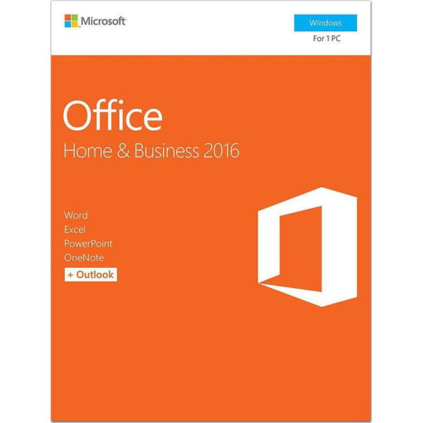 Microsoft Office 2016 Home and Business - 1 User/PC Licence (T5D-02877)