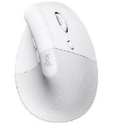 Logitech Lift Vertical Ergonomic Wireless Mouse For Mac- Pale Grey