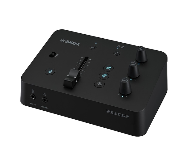 Yamaha ZG02 Game Streaming Compact Audio Mixer, XLR, USB-C