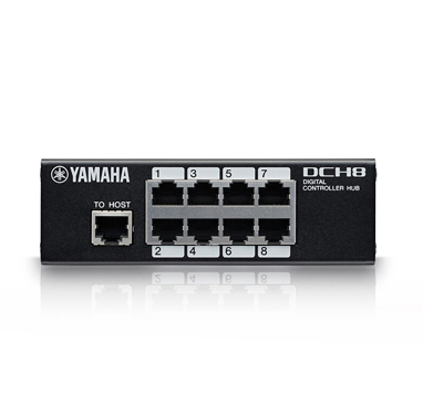 Yamaha DCH8 8-port digital controller hub for use with DCP-series digital control panels.