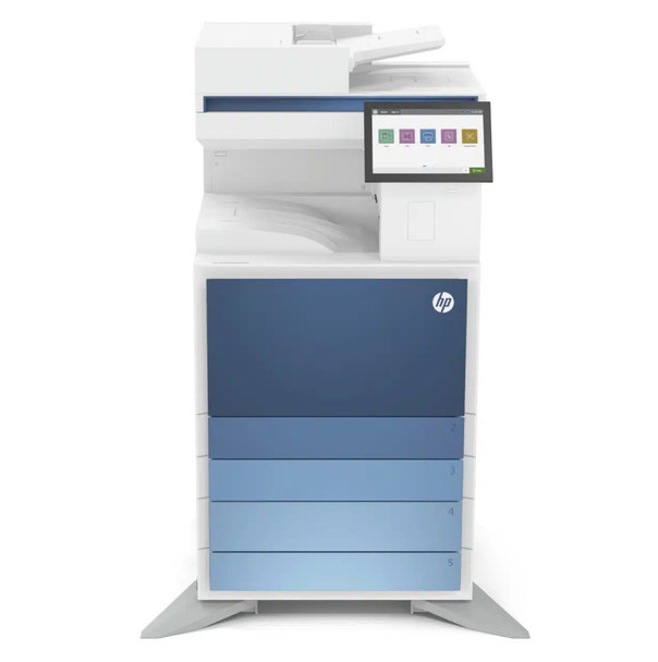 HP Color LaserJet Managed E78625dn 25ppm A3 Colour Multifunction Printer + Trays + Base (Second Hand - Used) (3SJ11A-RE)