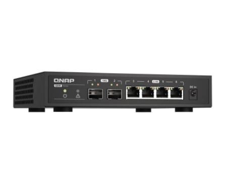 QNAP QSW-2104-2S, 2 ports 10GbE SFP+, 5 ports 2.5GbE RJ45, unmanaged switch, 2 Years WTY