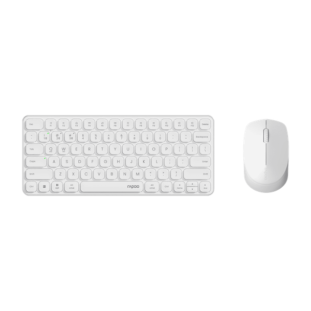 RAPOO X9010M Multi-Mode Wireless Ultra-Slim Compact Keyboard & Mouse Combo - White