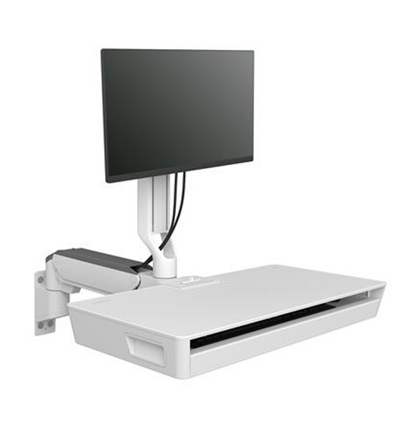 CareFit Combo Arm with Worksurface Snow