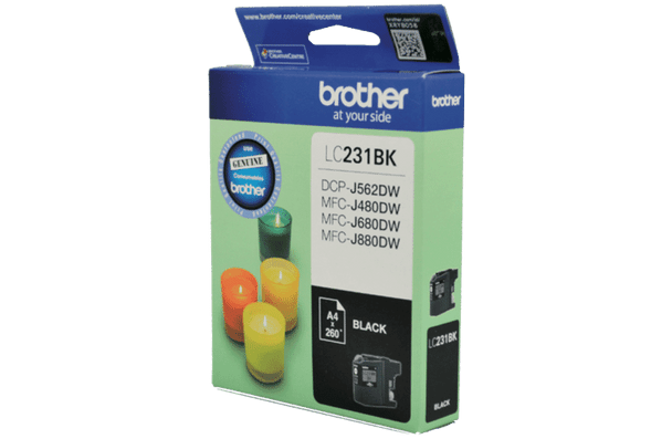 Brother LC-231BK Black Ink Cartridge Genuine