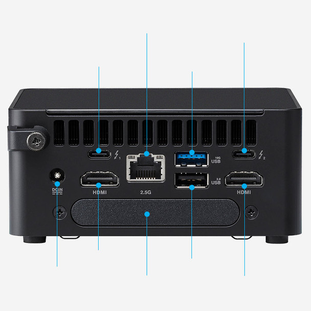 ASUS NUC 14 PRO Mini Business PC U5-125H 16GB 500GB WiFi W11P (3yr Warranty)