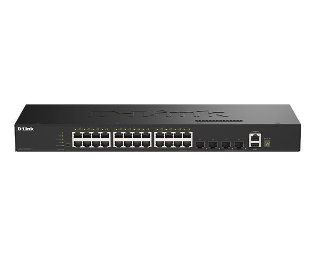 D-Link DGS-1530-28 24-Port Gigabit Stackable Smart Managed Switch