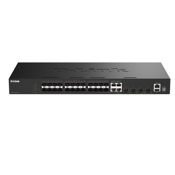 D-Link DGS-1530-28SC 28-Port Gigabit Smart Managed Stackable Switch