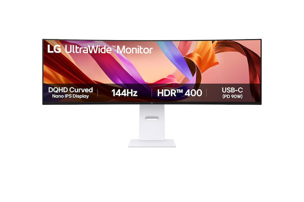 LG UltraWide 49" 144Hz DQHD 3800R Curved Nano IPS Monitor (90W USB-C PD)