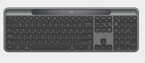 Logitech K980 Signature Slim Solar+ Wireless Keyboard For Business