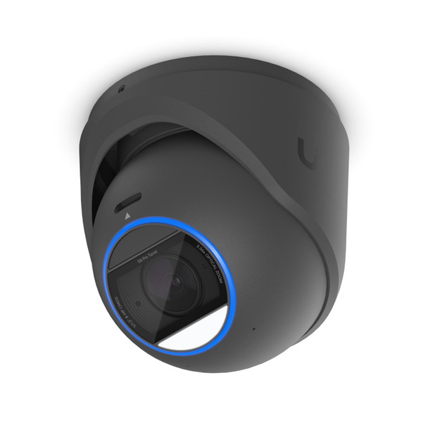 Ubiquiti  G6 Pro Turret, Black, All-Weather Tamper-Resistant 4K PoE+Cam, AI Engine, 2.36x Optic Zoom,1/1.2'CMOS, Light Clarity,L-Range IR Night Vision
