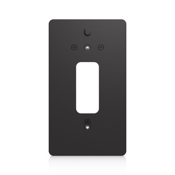Ubiquiti UACC-DBL-GB-Plate-B, Secure, Flat Or Angled Mounting Plate For Installing The Doorbell Lite Over A Standard Single-Gang Box, Black