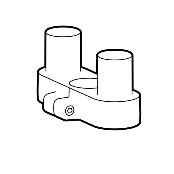 ERGOTRON ACCESSORY SINGLE TO DUAL SIDE-BY-SIDE