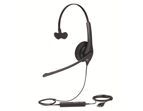 JABRA CORDED BIZ 1500 UC MONO HEADSET,USB-A
