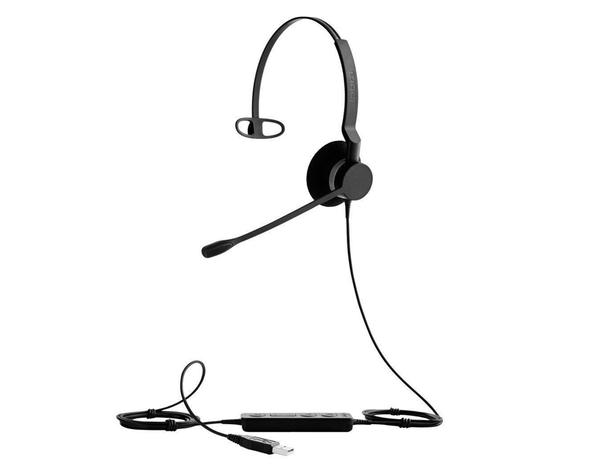 JABRA CORDED BIZ 2300 MS MONO HEADSET,USB-A