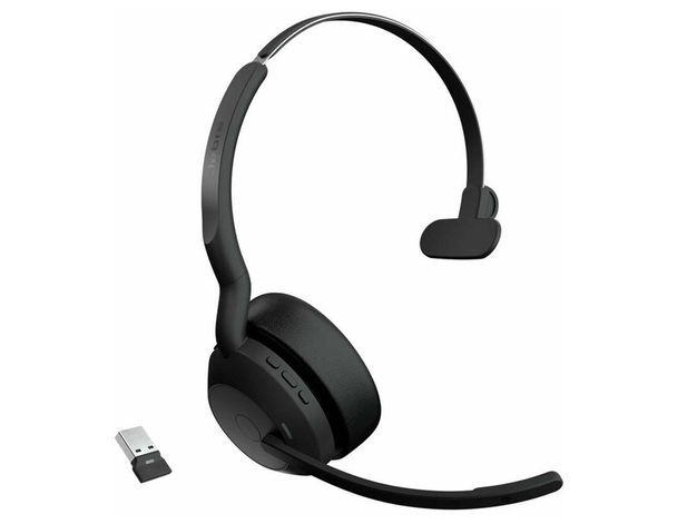 JABRA WIRELESS EVOLVE2 55 UC MONO BLUETOOTH ANC HEADSET +LINK390A, USB-A