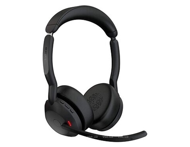 JABRA WIRELESS EVOLVE2 55 MS STEREO BLUETOOTH ANC HEADSET+LINK390C, USB-C