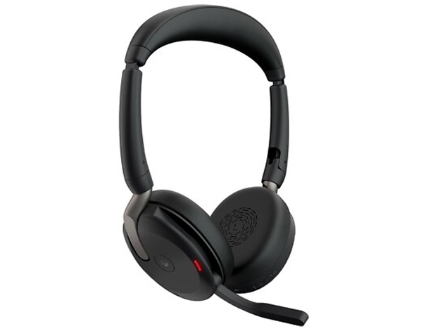 JABRA WIRELESS EVOLVE2 65 FLEX MS STEREO BT HEADSET W/CHARGING STAND + LINK390C, USB-C
