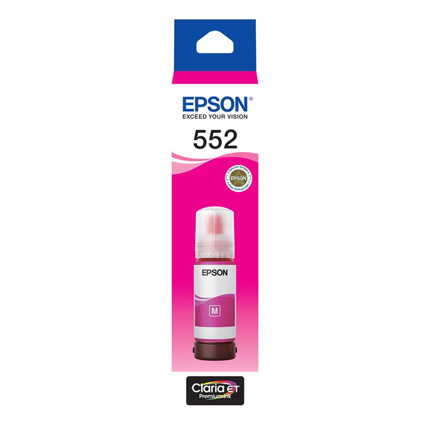 Epson T552 Magenta Claria EcoTank Ink Bottle Genuine