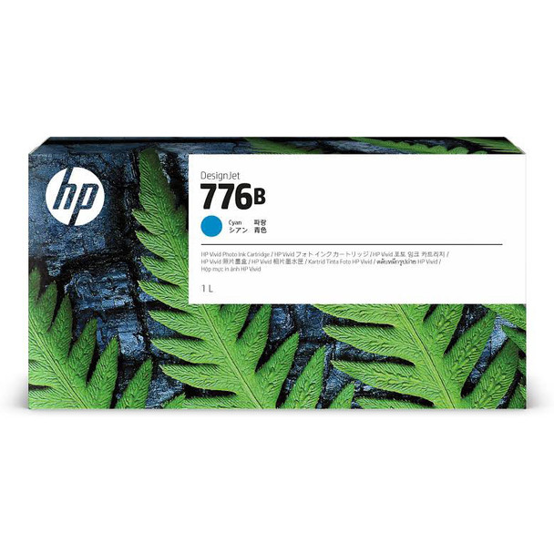 HP 776B 1L Cyan Ink Cartridge for DesignJet Z9+ Pro