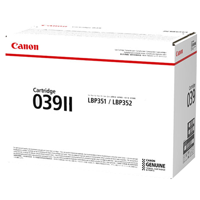 Canon CART039II High Yield Black Toner Cartridge Genuine for LBP351X/LBP352X