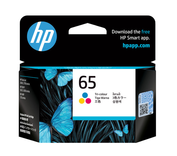 HP 65 Tri-color Original Ink Cartridge