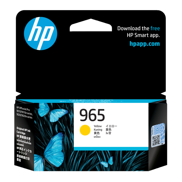 HP 965 Yellow Original Ink Cartridge