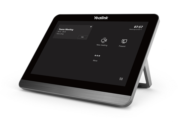 Yealink CTP18 Teams Collaboration Touch Panel, Annotation on Shared Content, Conference Control, Flexible Deployment, 8-Inch Touch Screen