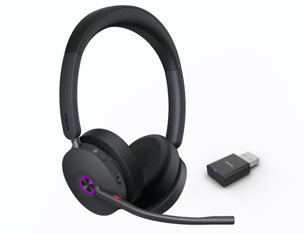 Yealink WH68 Hybrid Dual Teams   DECT & Bluetooth Hybrid Wireless Technology, 4-Mic Hybrid ANC, 4-Mic Noise Cancellation, All-Day-Wearing Comfort WDD6