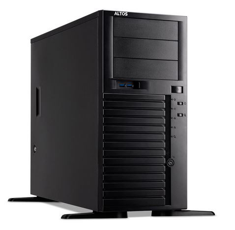 Acer Altos T310 F5 Model, Xeon E-2236 3.4G 6C/12T, 32GB (2x16G) ECC UDIMM, 3x4TB SATAIII ENTERPRISE HDD, 3 years Category A Altos Server NBD Onsite Response